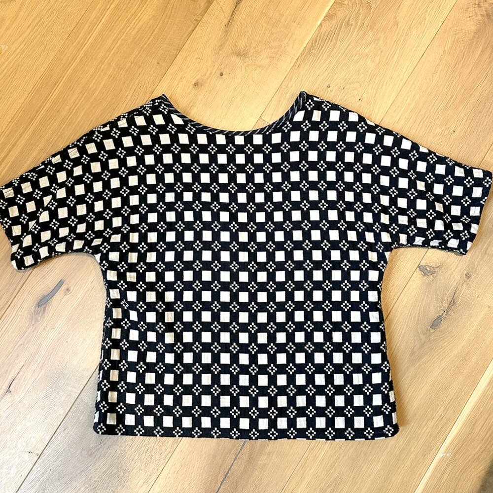 Ace & Jig Reversible Black and White Shirt